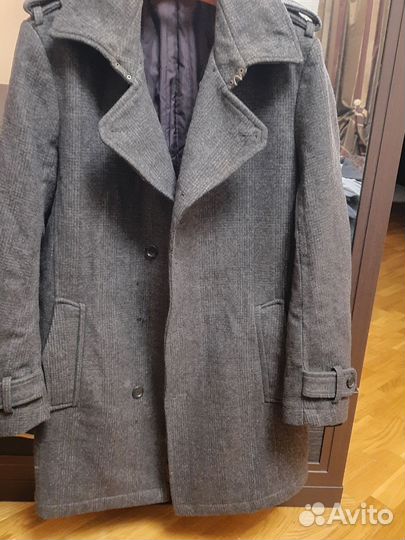 Пальто мужское длинное