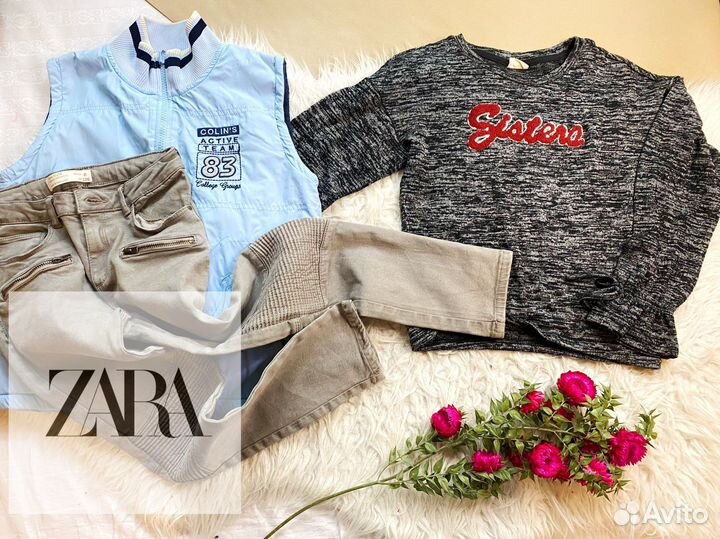 Вещи пакетом на девочку 122 128 zara colin's