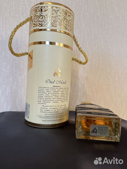 Парфюмерная вода lattafa OUD mood 100 мл. (gold)