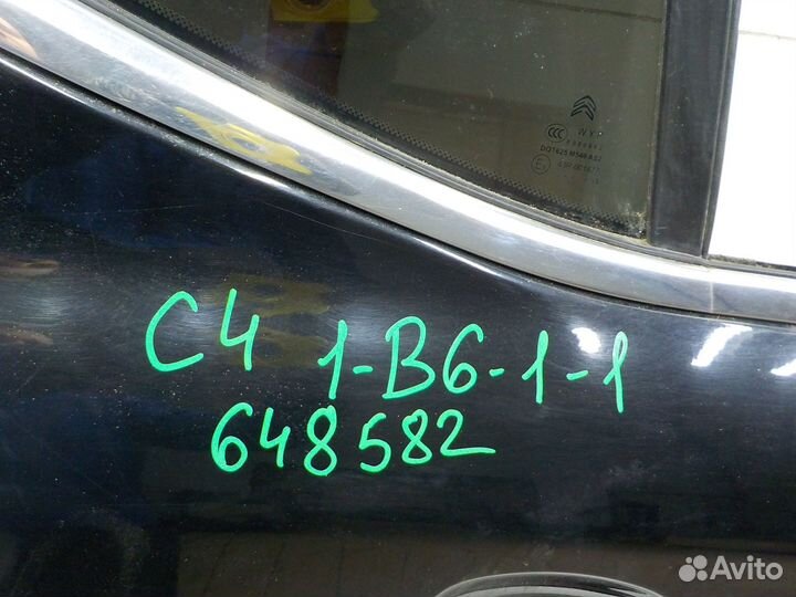 Дверь задняя правая Citroen C4 2011