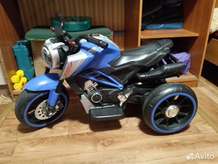 Детский мотоцикл на аккумуляторе бу