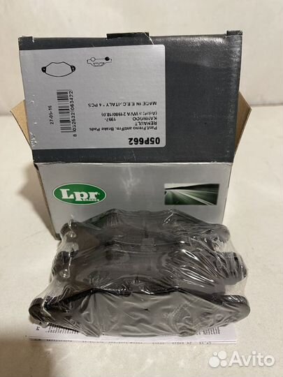 Колодки передние renault kangoo (1997-2003)