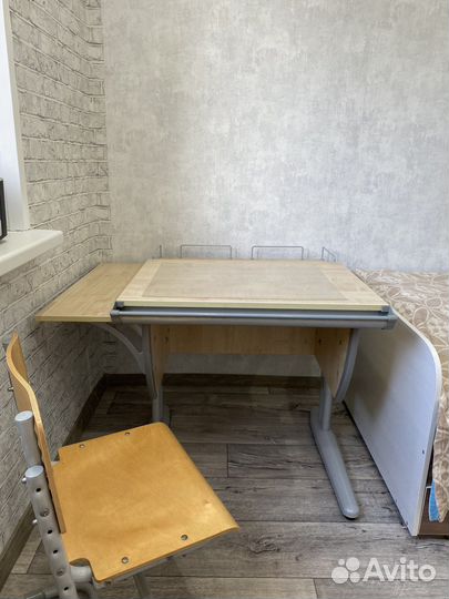 Растущая парта Деми со стулом