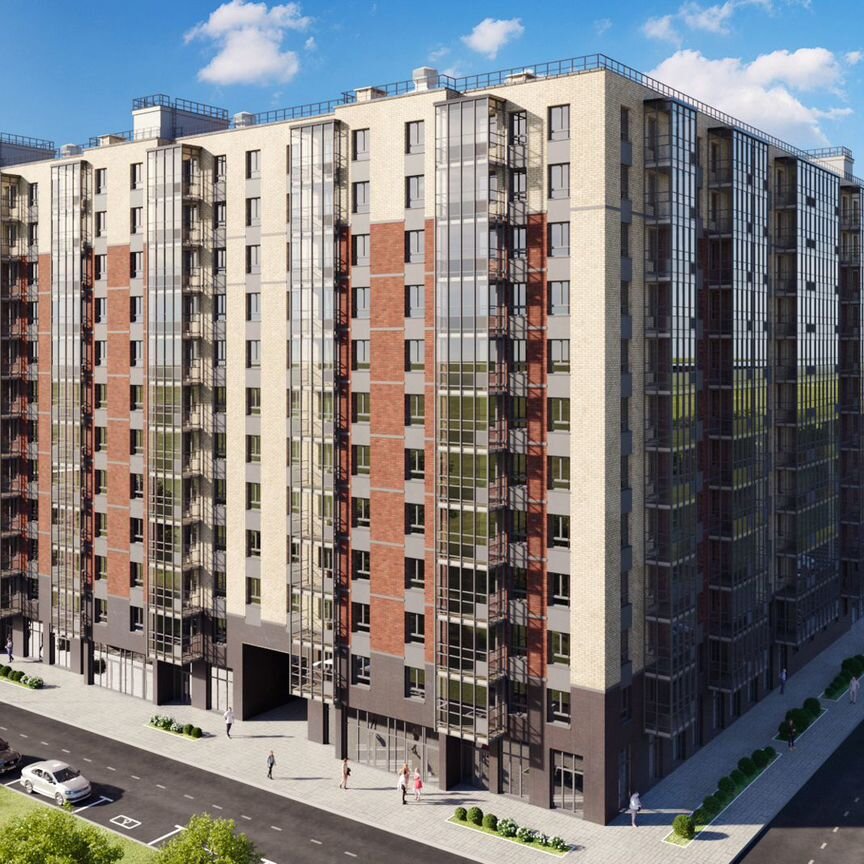 1-к. квартира, 40,5 м², 3/12 эт.