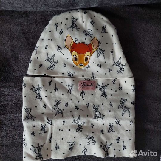 Шапка и снуд для девочки весна