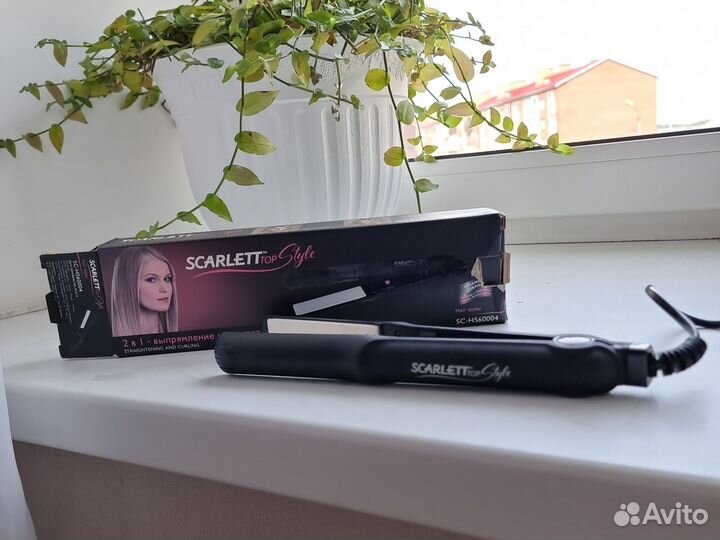 Щипцы для волос 2 в 1 - выпр-е и завивка scarlett