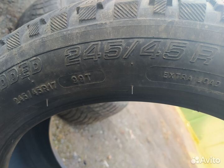 Продаю колеса зимние мишлен 245/45/17