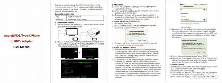 Переходник (ресивер) USB3.0 (F) - VGA (F) \ hdmi