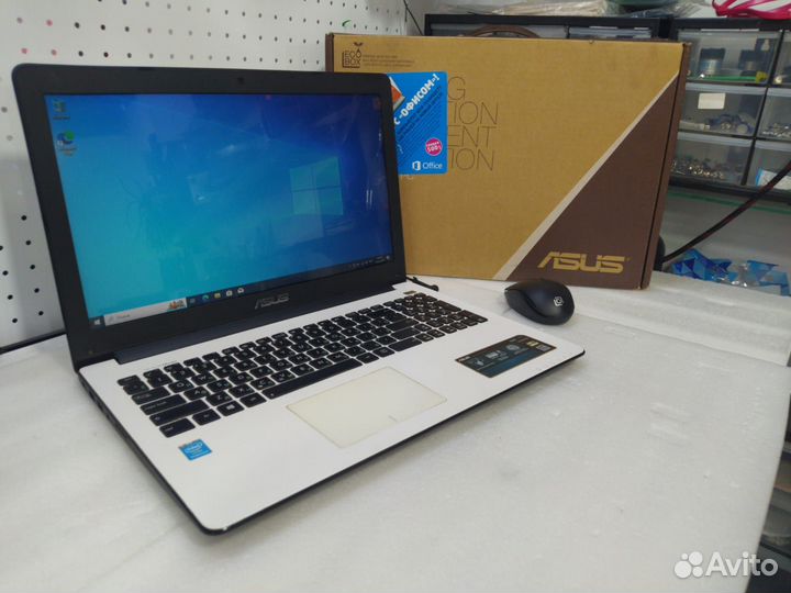 Ноутбук офисный Asus/Pentium 2117U/4GB/SSD128/15'6