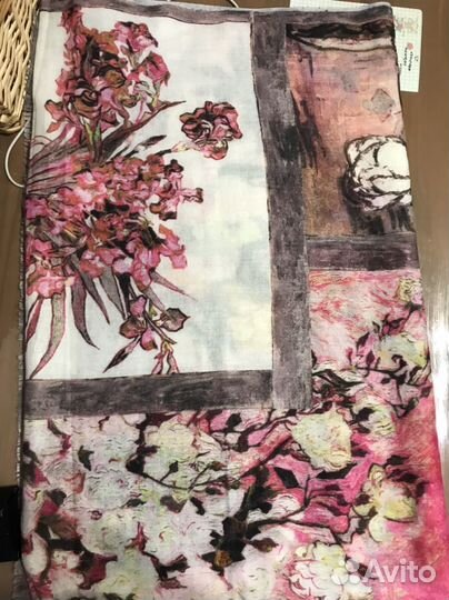 Палантин тонкая шерсть