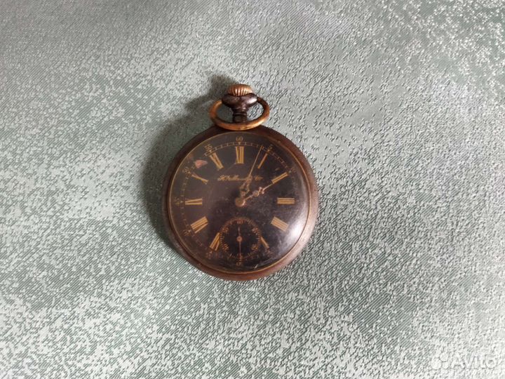 Старинные карманные часы Генри Мозер швейцария