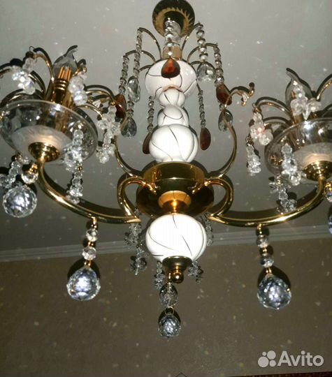 Люстра хрустальная Чехословакия Б/С, 5179077/3