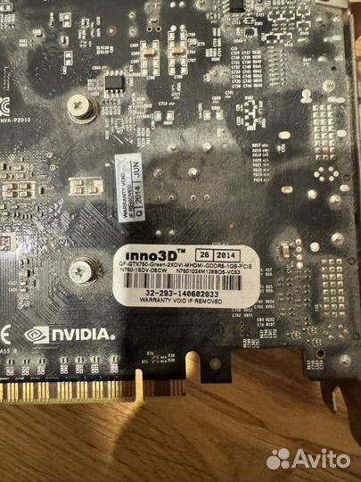 Видеокарта gtx 750 1gb