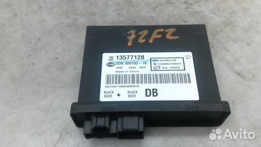 Блок управления cadillac SRX 2 (72F02NC07)