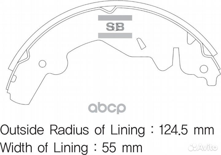 Колодки тормозные задние SA070 SA070 Sangsin brake