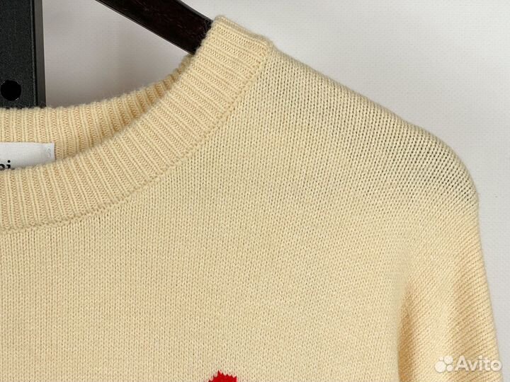 Sweater Ami Paris Beige