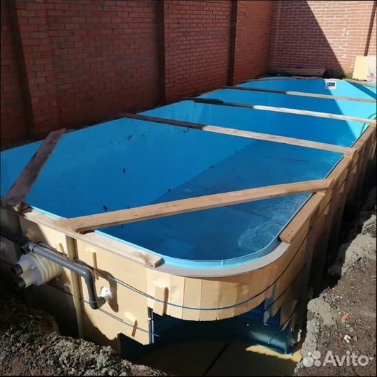 Бассейн из полипропилена 2х5х1,5