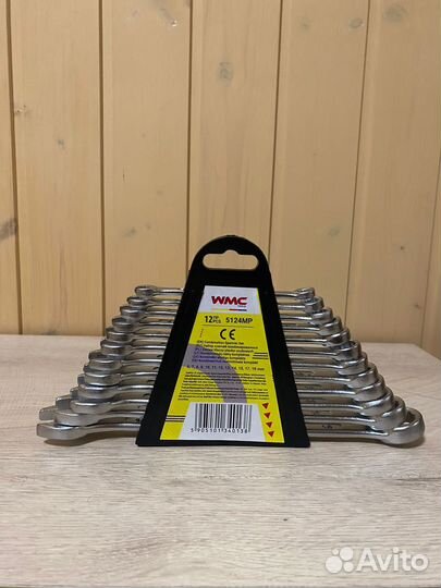 Гаечные ключи комбинированные набор 12 предметов