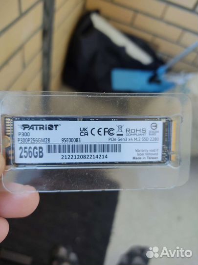Жесткий диск Ssd m2 256gb Patriot