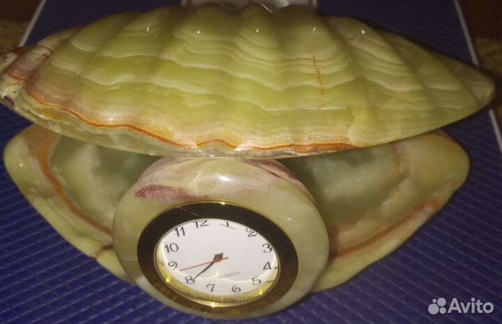Часы,фарфоровая рыба