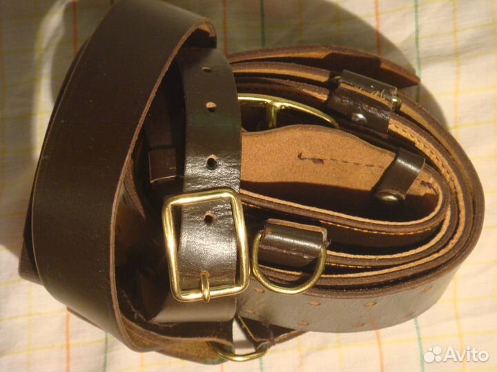 Портупея и офицерский кожаный ремень новые СССР