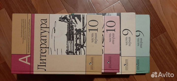 Учебник Литература 9 класс первая и вторая часть