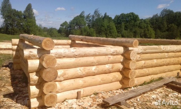 Срубы бань,домов,беседок под заказ
