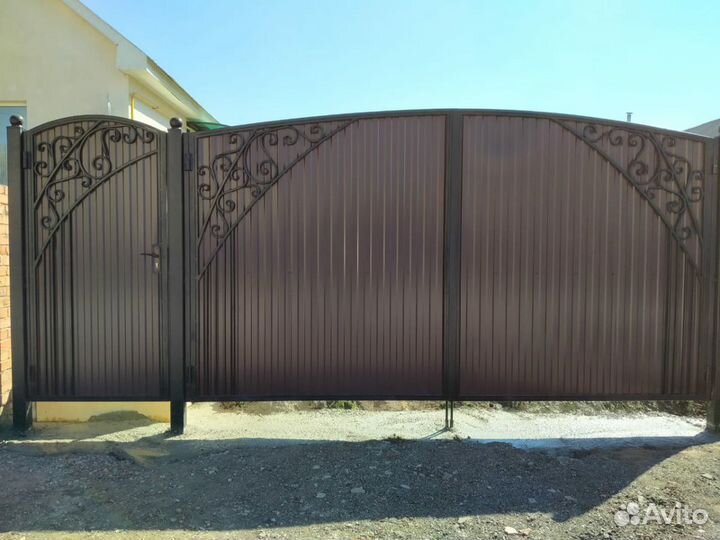 Ворота кованые распашные