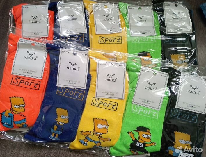 Носки Симпсоны