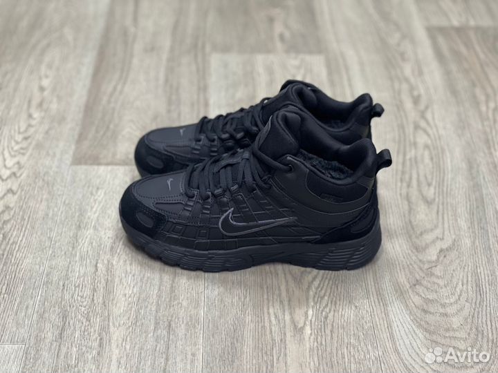 Зимние Кроссовки Nike P 6000 Mid Black (41-45)