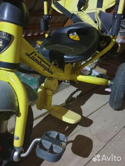 Детский трехколесный велосипед lamborghini