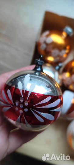 Елочные игрушки ГДР / шары