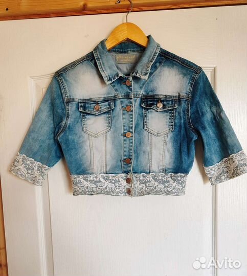 Укороченная джинсовка