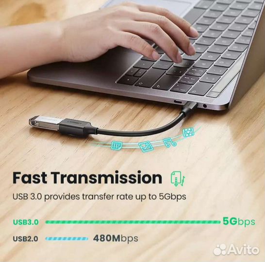 OTG кабель Ugreen type-C