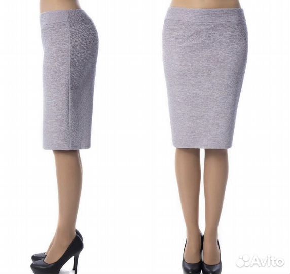Юбка 48 серая