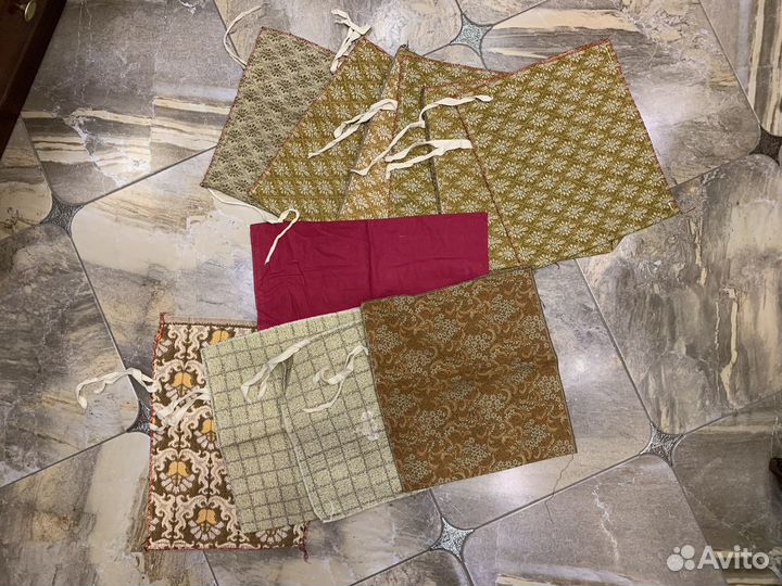 Мешки тканевые с завязками для хранения