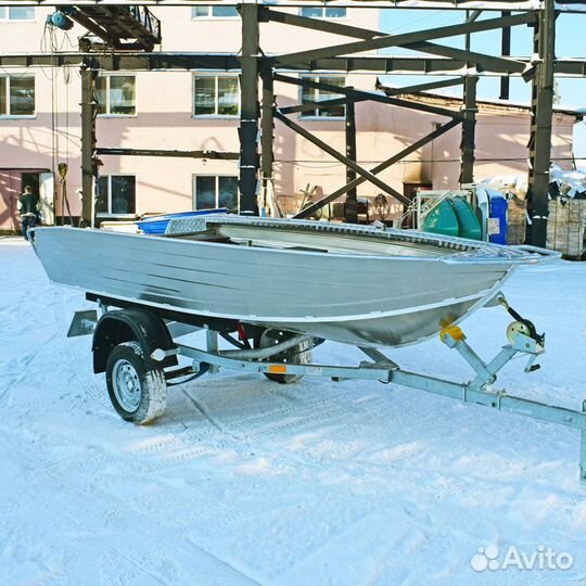 Моторная лодка алюминиевая Wyatboat 390Р новая