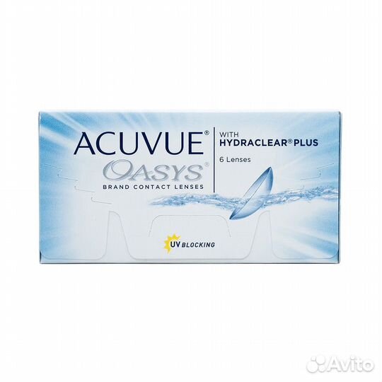 Контактные линзы acuvue oasys (акувью оазис) -3.75