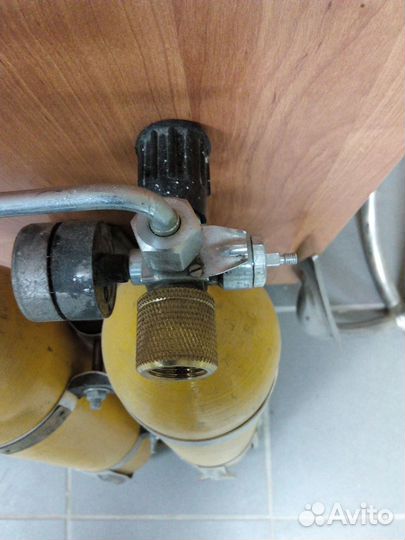 Переходник для акваланга и компрессора