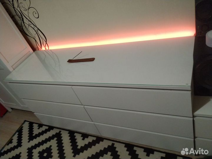 Стекло на комод malm мальм IKEA