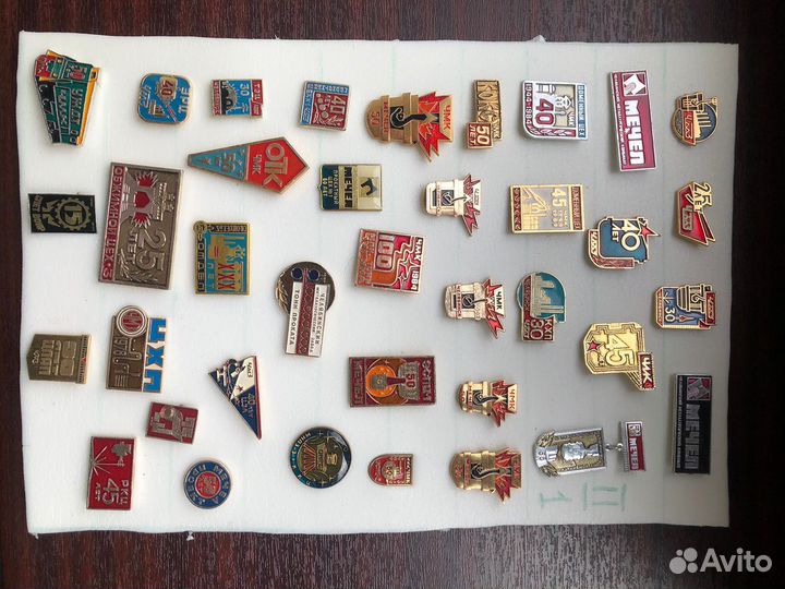 Металлические значки СССР