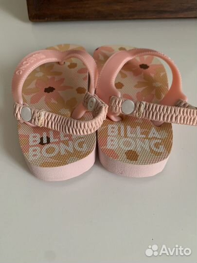 Сланцы Шлепки детские Billabong оригинал 14см