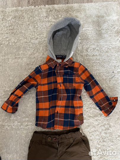 Рубашка джинсы мальчик