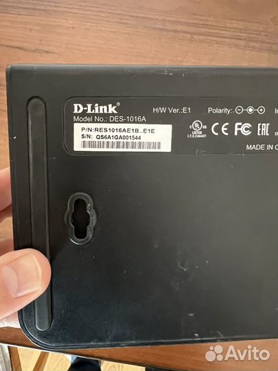 Коммутатор dlink des -1610A