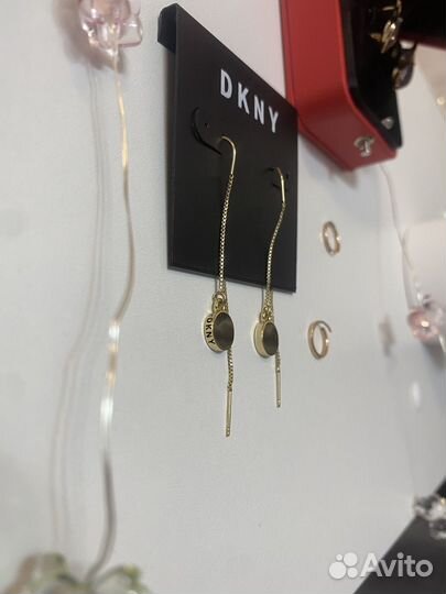 Серьги dkny