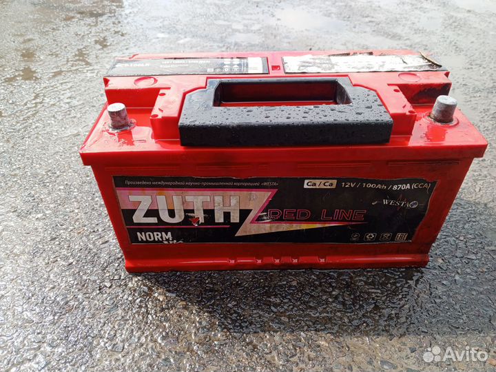 Аккумулятор 100ah бу