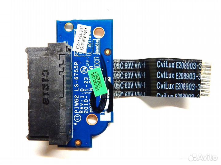 Плата DVD привода Lenovo G570, G575 piwg2 LS-6755P