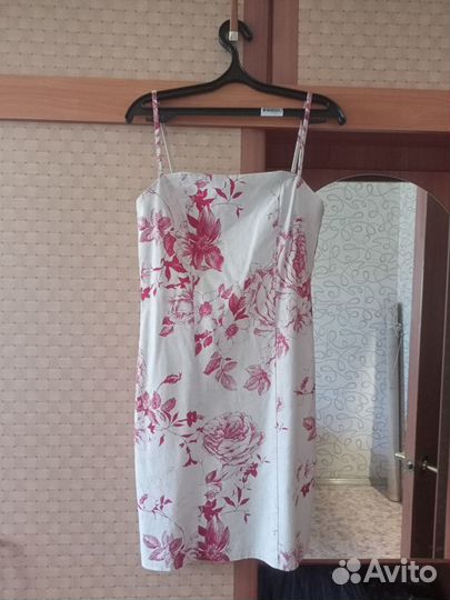 Летний сарафан, лён, 44р-р