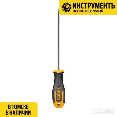 Отвертка PH0 75мм ingco hsdsph0075