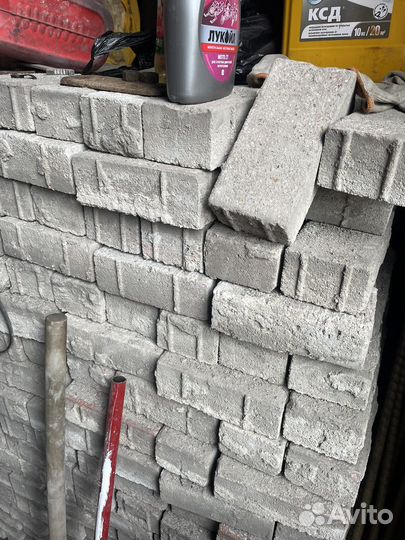 Тротуарная плитка Брусчатка 7П.6 100х200х60